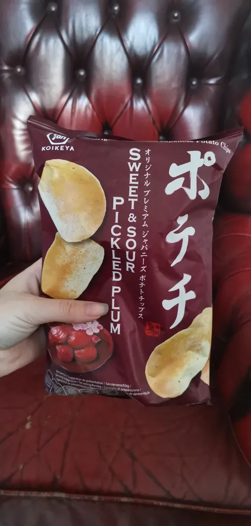 Japanske syltet blomme chips