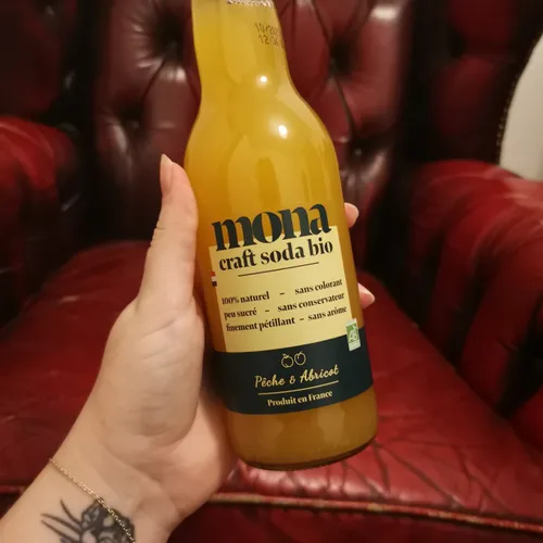 Mona craft soda fersken og abrikos