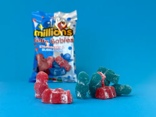 Jelly Babies Strawberries & Bubblegum