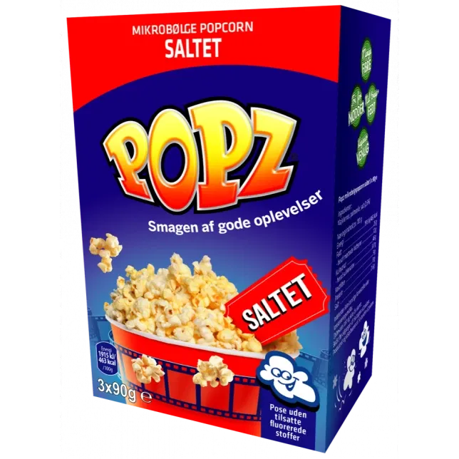 Popz mikrobølge popcorn