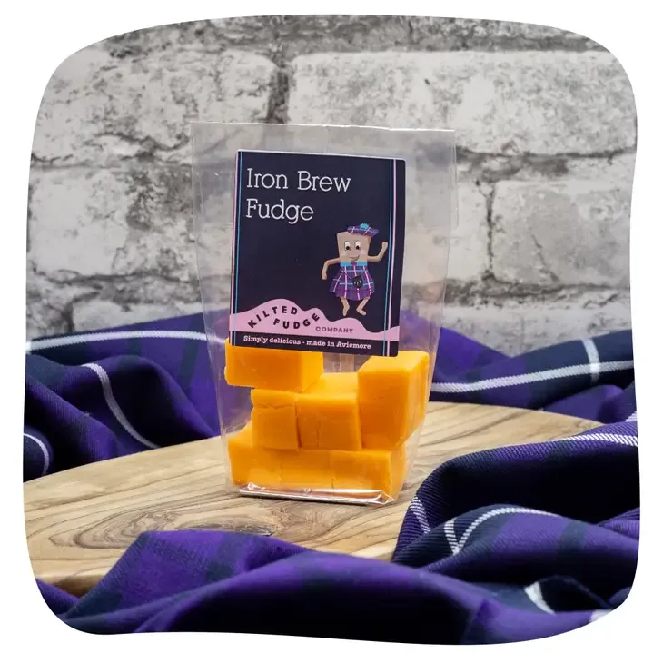 Irn bru fudge 