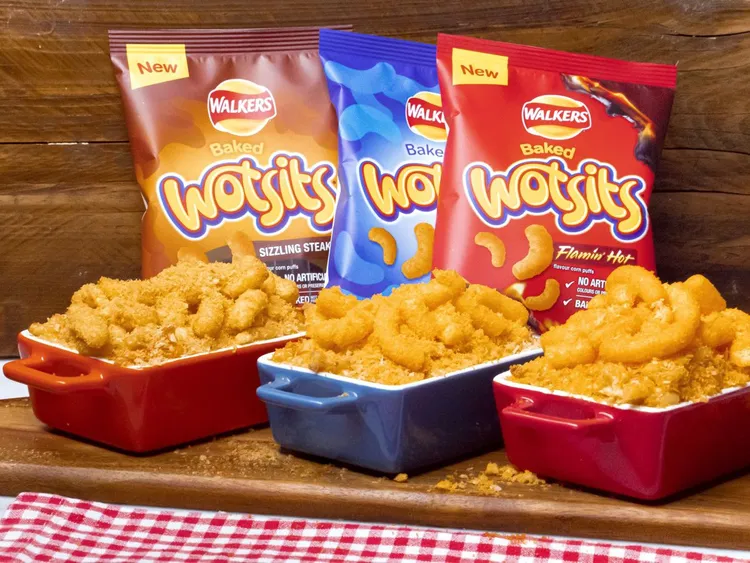 3 varianter af Wotsits