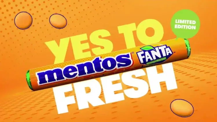 Mentos med smag af fanta - limited edition