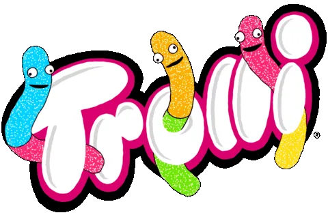 Dansende orme i Trolli logo