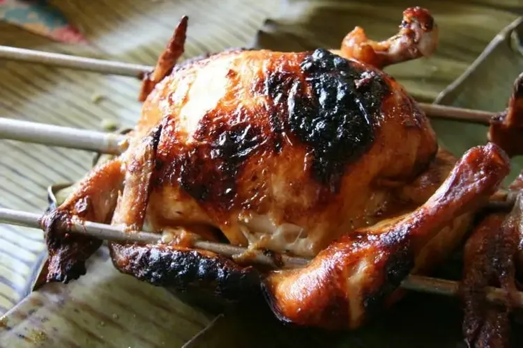 Lechon Manok - Ristet, marineret kylling