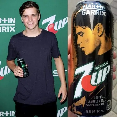 Martin Garrix og limited edition 7up tropical varianten fra 2015